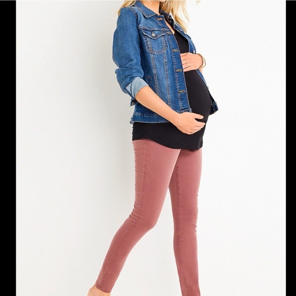 Maternity Jeggings Dusty Rose szS